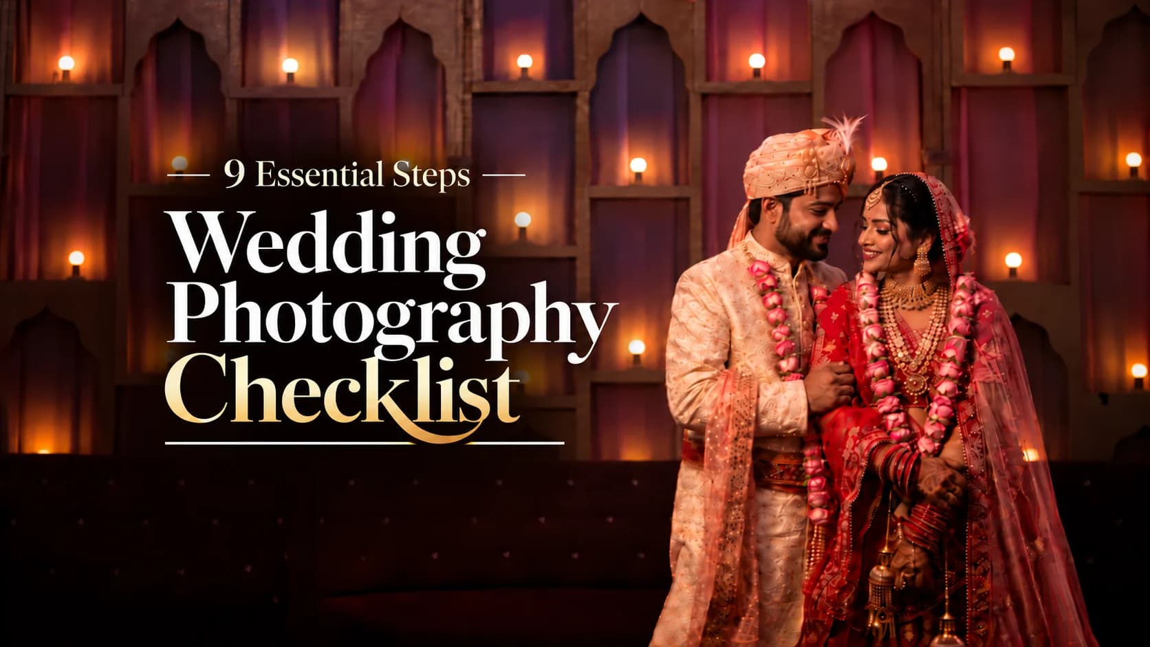 9-Step Wedding Photography Checklist